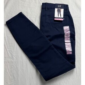 GAP Stretch Skinny Pants Navy Blue Women's Size 6 chino